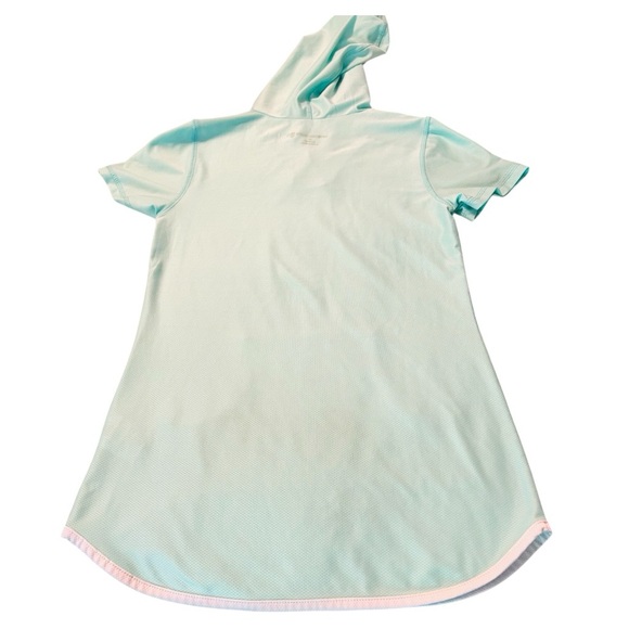 Free Country Girls' Hooded Kangaroo Cover Up Size M (10/12) UPF protection Green - Picture 4 of 10